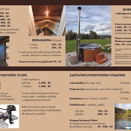Apartmany Srub Vytonka Lipno เชดนีวีตอน ภายนอก รูปภาพ