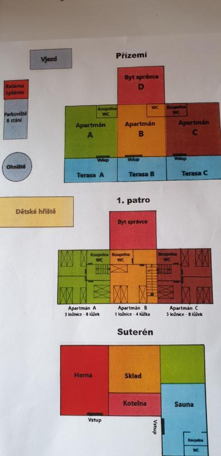 Apartmany Srub Vytonka Lipno เชดนีวีตอน ภายนอก รูปภาพ